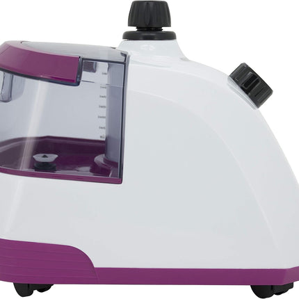 مكواة بخارية للملابس من سوناشي SGS-312 بسعة 2.8 لتر، مزودة بتحكم ميكانيكي، مانعة للانزلاق، سهلة التنظيف، فتحة تصريف سفلية، ومفتاح قدم | مكواة بخارية للملابس | أجهزة منزلية