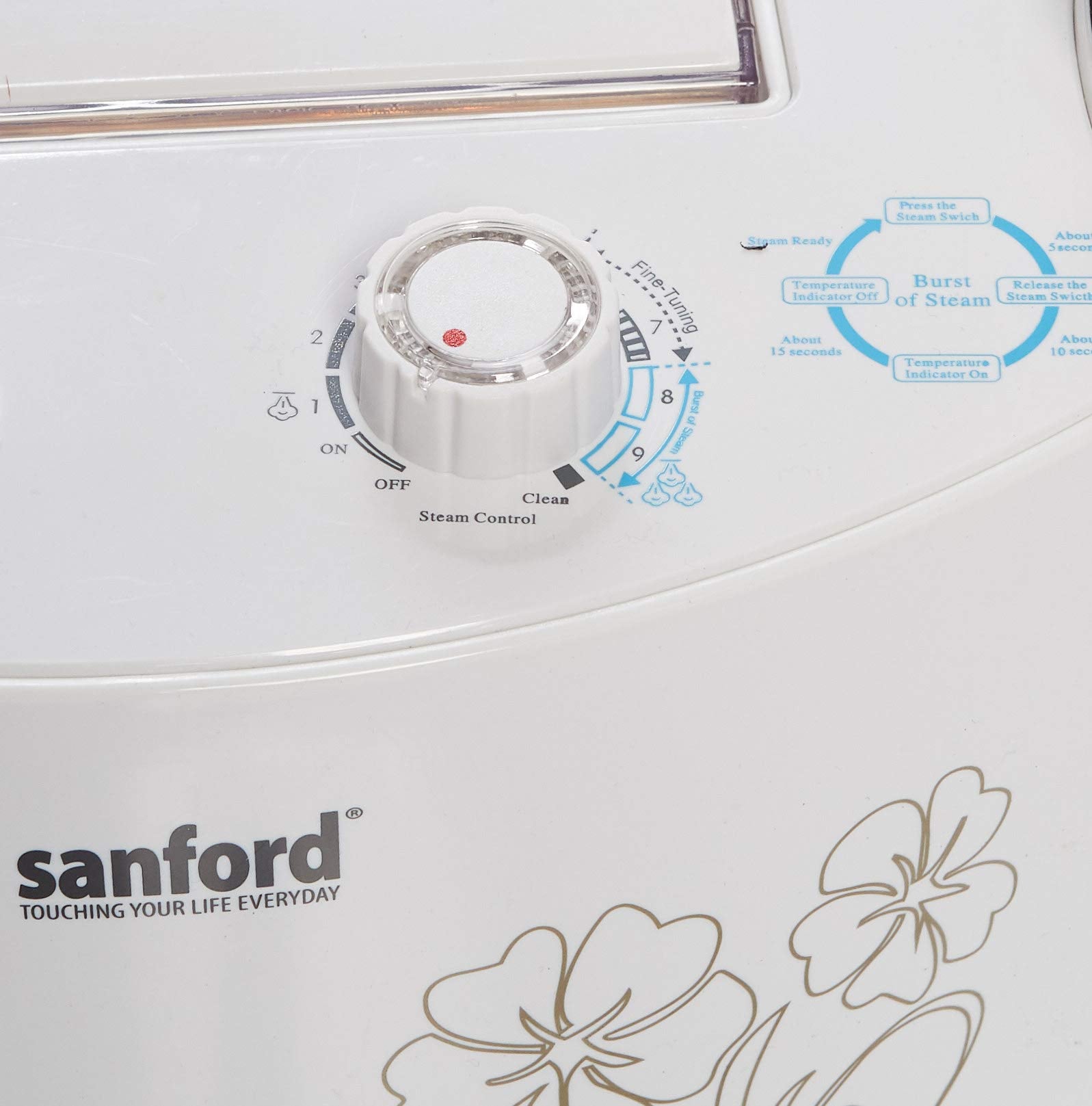 SANFORD GARMENT STEAMER 1100-1300 WATTS SF2909GS BS