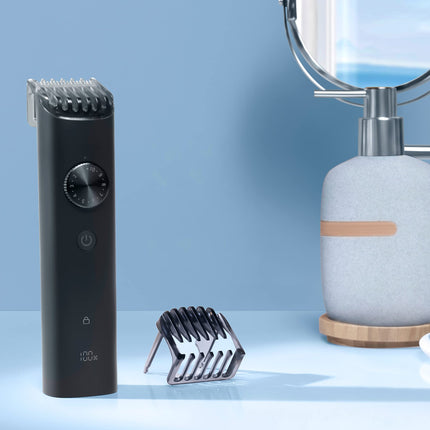 Mi XXQ03HM Xiaomi Corded + Cordless Beard Trimmer 2 with Type-C Fast Charging, LED Display, Waterproof, 40 Length Settings, Stainless Steel Blades, 90 mins Cordless Runtime, Travel Lock, Black