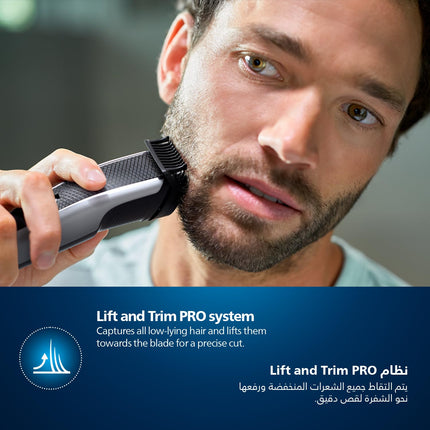 Philips Beard Trimmer BT5502/13 | Lift & Trim PRO for Even Beard | 40 Length Settings | Corded & Cordless | Maintenance-Free Blades, No Oil Needed| 90min Battery, Waterproof, Storage Pouch