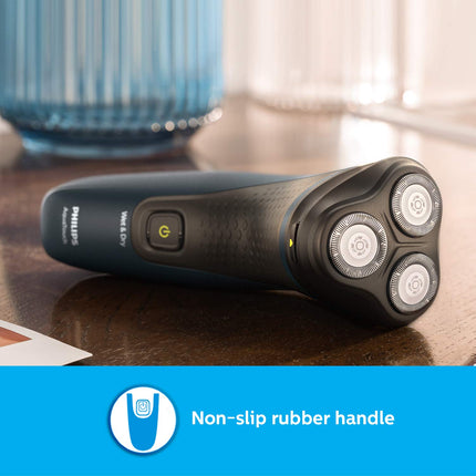 Philips Cordless Electric Shaver, 3D Pivot & Flex Heads, 27 Comfort Cut Blades, Up to 40 Min of Shaving, S1121/45