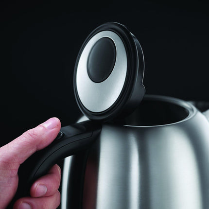 Russell Hobbs  Snowdon Kettle - 1.7L, 3000W, Stainless Steel, Rapid Boil, Perfect Pour, Auto Shut-Off, Cordless, Silver