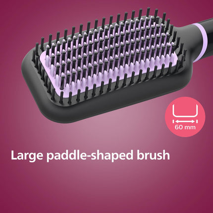 PHILIPS Bhh880, Auto Curler & Heated Straightening Brush, Style Care, BLACK /170°C and 200°C