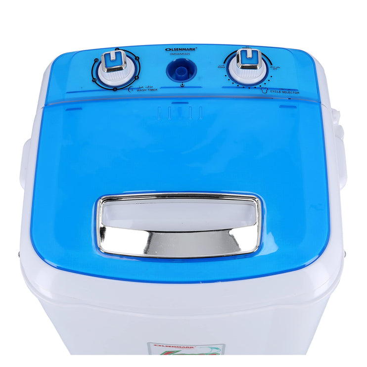 Olsenmark Semi Automatic Washing Machine, 3.8 Kg Capacity"Min 1 year manufacturer warranty"