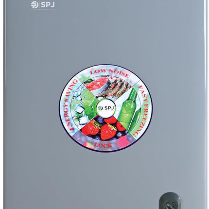 SPJ 130 Litres Chest Freezer, Hard Top Single Door Chest Freezer, White Smooth Inner, Inside Sliding Door, Powerful Compressor, For Home & Restaurants, Color - GREY, POSH-SLW130C