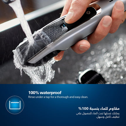Philips Beard Trimmer BT5502/13 | Lift & Trim PRO for Even Beard | 40 Length Settings | Corded & Cordless | Maintenance-Free Blades, No Oil Needed| 90min Battery, Waterproof, Storage Pouch