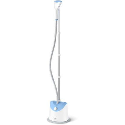 Philips Vertical Garment Steamer GC482/26: 1600W, powerful continuous steam 32g/min, 2 steam settings, 1.4L detachable water tank, XL steam plate, easy rinse solution