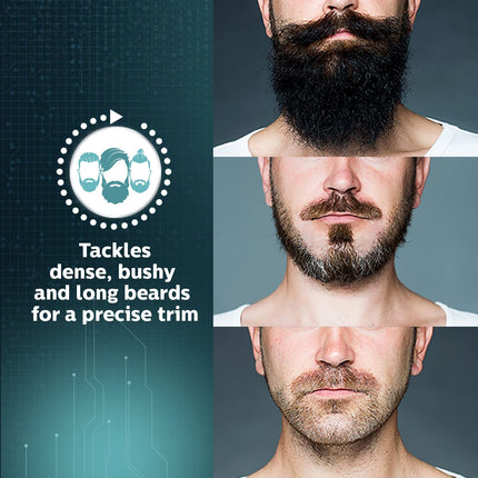PHILIPS BT3231/15 Smart Battery Powered Beard Trimmer For Men With Self-Sharpening Blades For Precise Trim- Quick Charge; India's No.1 Trimmer*