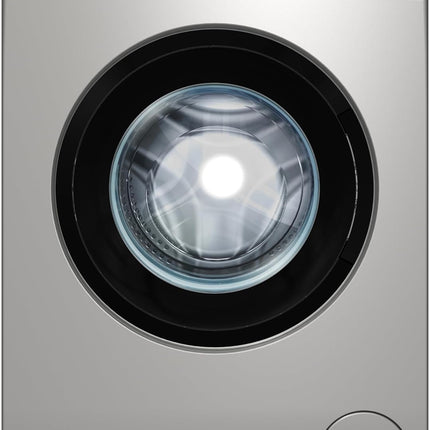 Hoover 7Kg Front Load Washing Machine, Fully Automatic, 1000 RPM, 15 Programs,Foam Protection, Child Safety Lock, Eco-Logic System, Silver, Made in Turkey, 1 Year Warranty, HWM-V710-S