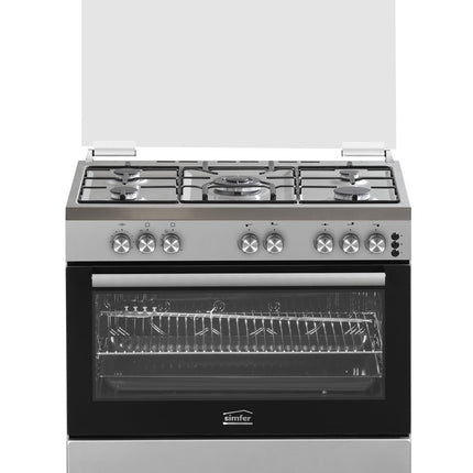 Simfer SMF9065GCL-B 90cm gas cooker