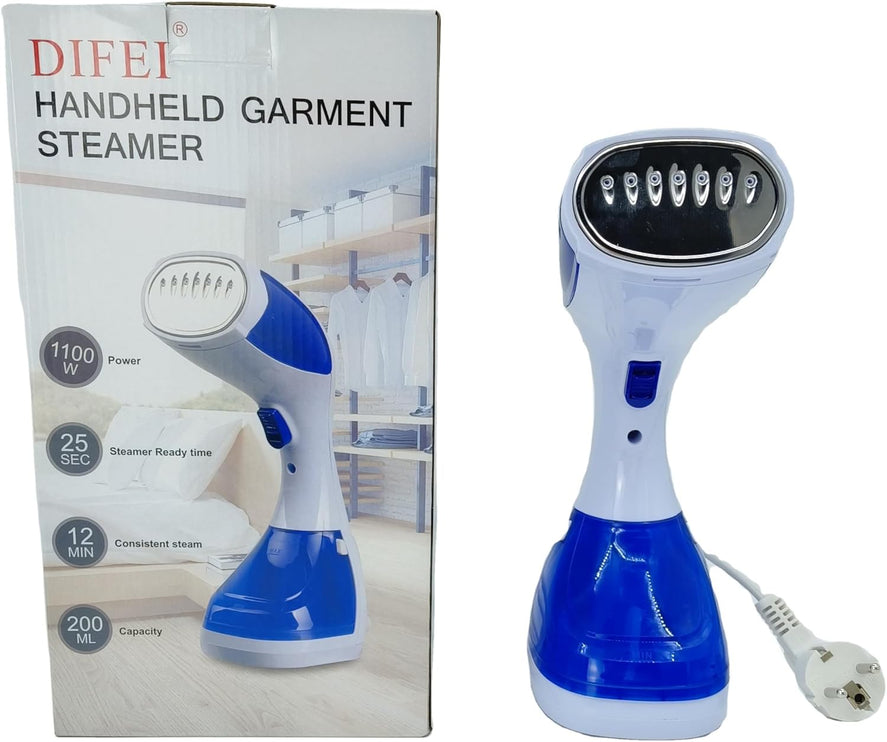 Handheld Garment Steamer, 1200W, 200ml Capacity, 25 Seconds Heat-up Time, 12 Minutes Consistent Steam