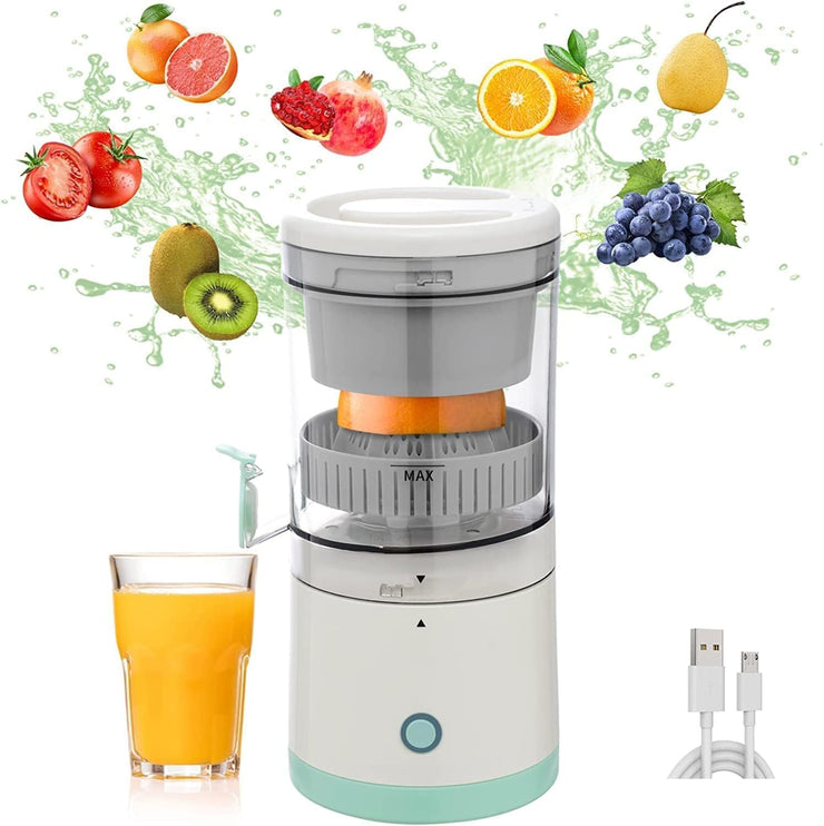 Generic Hands Free Electric Citrus Juicer, 1-Button Juicer Machine, Orange Lime Grapefruit Lemon Squeezer, Easy To Clean Orange Juicer Squeezer BPA-Free Electric Juicer 45W MDC1