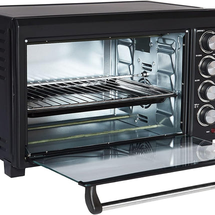 Admiral 60L Stainless Steel Electric Oven with Motorized Rotisserie, 2800W, Adjustable Temperature, 60 Minutes Timer, Multi Cooking Function, ADEO60NBSCP, 1 Year Warranty.