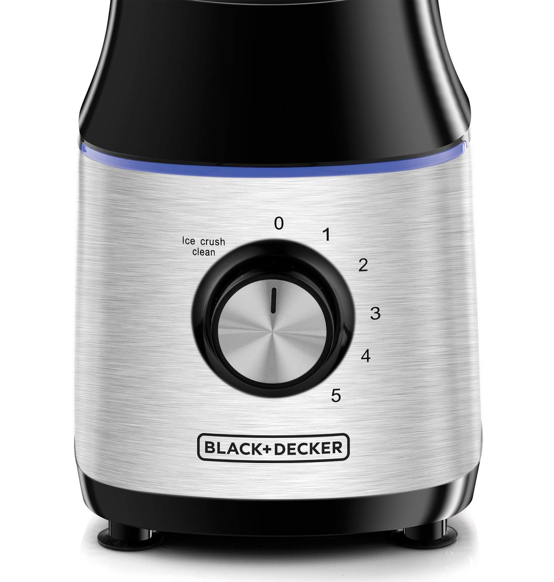 Black & Decker BLACK+DECKER 700W High Speed Premium Blender with Glass Jar Black/Silver BX650G-B5 (يوجد كسر بسيط في الغطاء الخارجي)