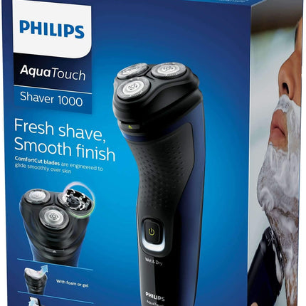 Philips S1323/40,Philips Shaver 1300 Wet or Dry electric shaver S1323/40, Black,