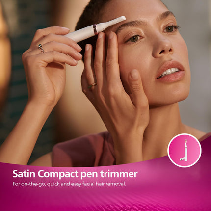 Philips Lumea IPL | Hair Removal | 7000 Series | Skintone Sensor | 2 Attachments | Body, Face | Compact Pen Trimmer | Corded Use | BRI921/60