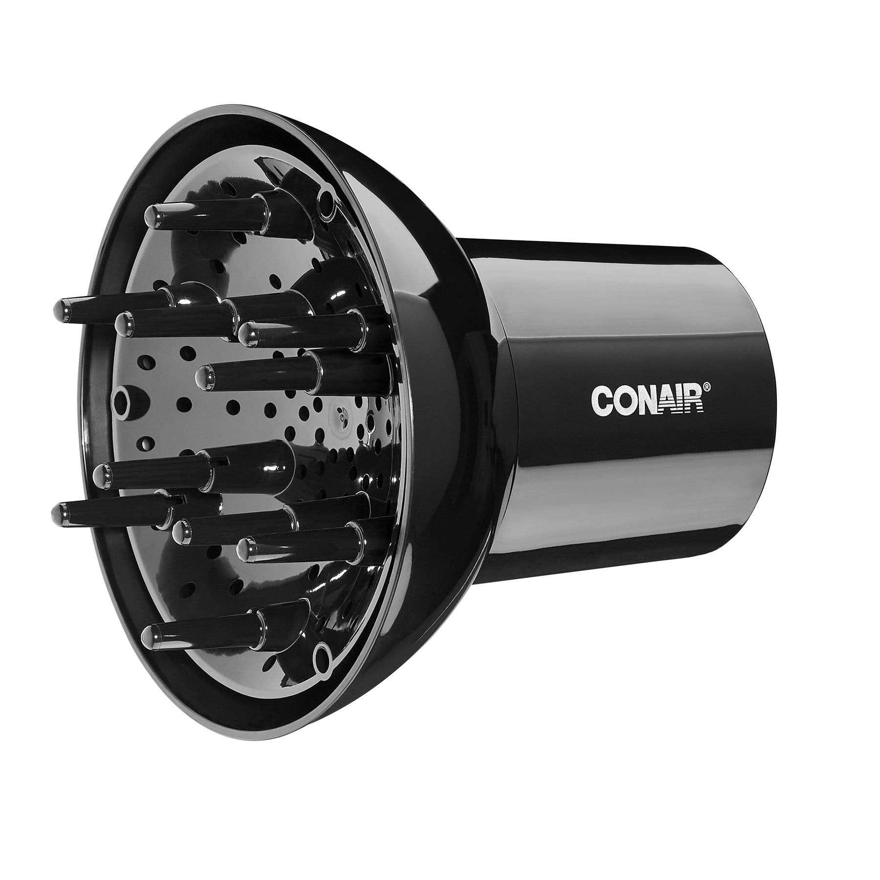 Conair Volumizing Hair Diffuser, Adjustable Hair Dryer Attachment for Frizz-Free Curls to Fit Hair Dryer Nozzles from 1.8” to 2.3”