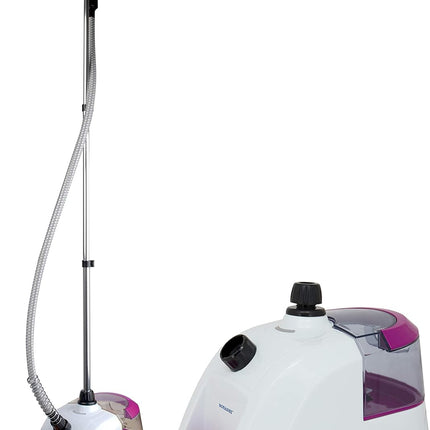 مكواة بخارية للملابس من سوناشي SGS-312 بسعة 2.8 لتر، مزودة بتحكم ميكانيكي، مانعة للانزلاق، سهلة التنظيف، فتحة تصريف سفلية، ومفتاح قدم | مكواة بخارية للملابس | أجهزة منزلية