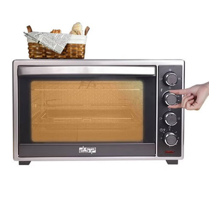 DSP 2000W 48L High Power Adjustable Temperature Timer Electric Toaster Oven With 1000+600W 2 Stove Heads KT48B