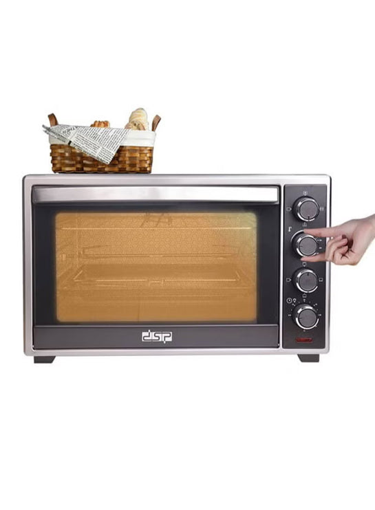 DSP 2000W 48L High Power Adjustable Temperature Timer Electric Toaster Oven With 1000+600W 2 Stove Heads KT48B