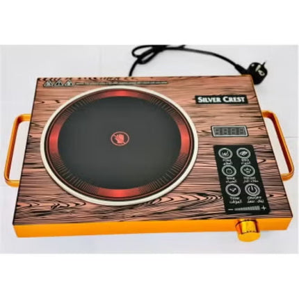 SILVER CREST SC-7038 Digital Infrared Ceramic Cooker with Programmable Heating, Digital Display, 3 Hour Timer, Touch Control, Multi Cooking Modes, Portable Electric Ceramic Cooktop for Home Kitchen