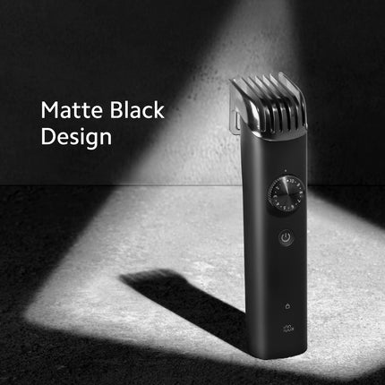 Mi XXQ03HM Xiaomi Corded + Cordless Beard Trimmer 2 with Type-C Fast Charging, LED Display, Waterproof, 40 Length Settings, Stainless Steel Blades, 90 mins Cordless Runtime, Travel Lock, Black