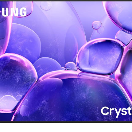 تلفزيون سامسونج كريستال فائق الوضوح 85 بوصة، طراز U8000F، بدقة 4K، معالج كريستال 4K، تصميم ميتال ستريم، نظام أمان سامسونج نوكس، محتوى مجاني لا محدود، تلفزيون ذكي، UA85U8000FUXZN (إصدار الإمارات العربية المتحدة 2025)