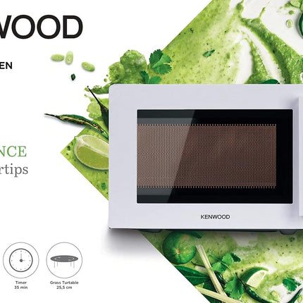KENWOOD 20L Microwave Oven with 5 Power Levels, Defrost Function, 35 Minutes Timer 700W MWM20.000WH White