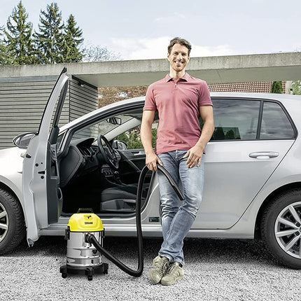 Karcher WD 1s Classic Multipurpose vacuum cleaner stainless steel body