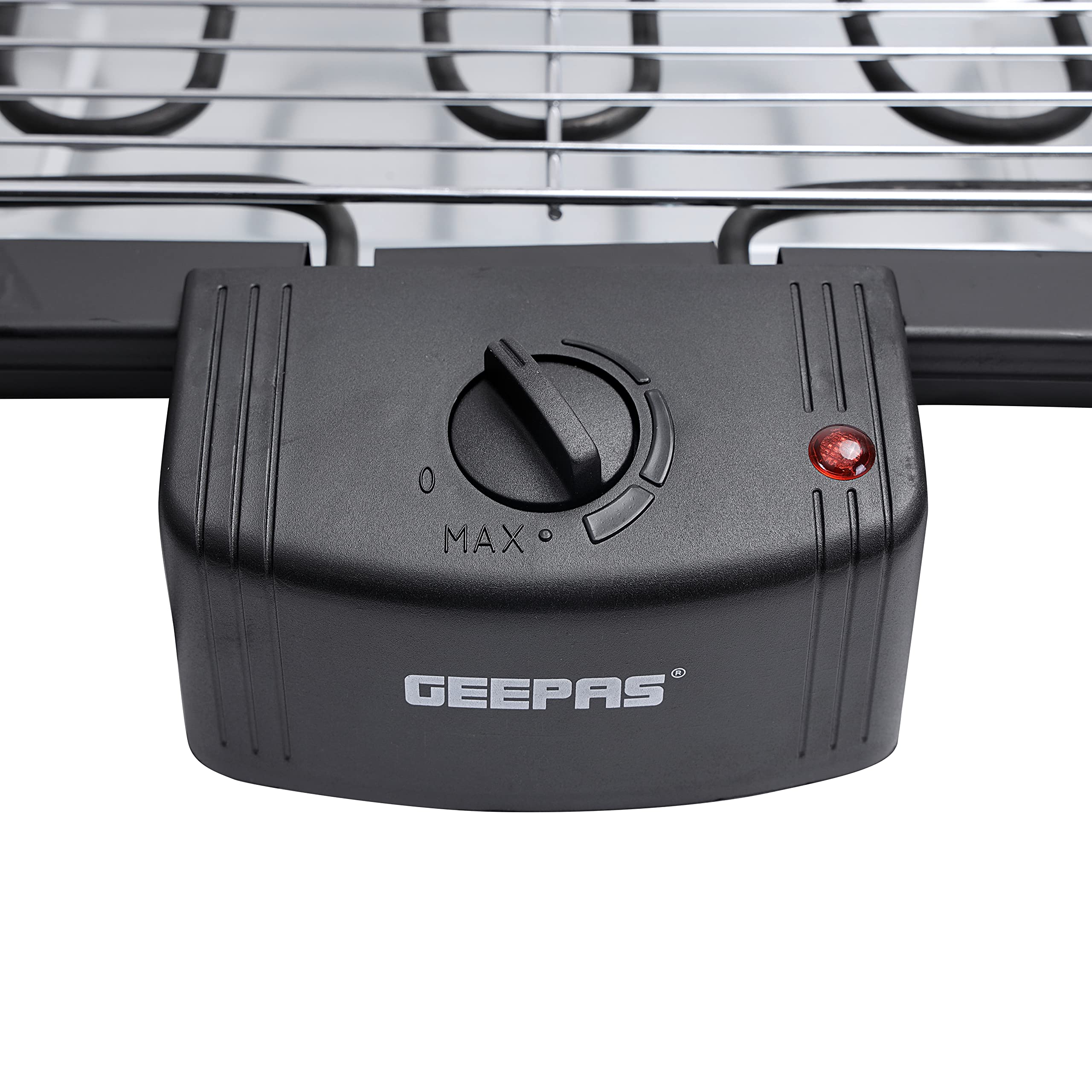 Geepas 2000W Electric Barbecue Grill - Table Grill, Auto-Thermostat Control with Overheat Protection - Space Saving, Detachable Heating Element - 1 Years Warranty