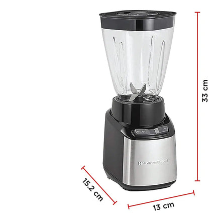 Hamilton Beach Stay or Go Blender, 1L Jar, 250ml Jar for Grinding, Two 500 ml Portable Cups for Smoothies, Shatterproof Tritan Jars, 250 watts, Stainless Steel, 52400-SAU/Multicolor/650 watts