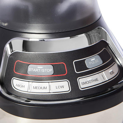 Admiral Blender 1.8 Litre Capacity with 3 Speed Control, Premium Stainless Steel Blade with Plastic Jub, 1500 Watts, (1 Year Warranty) - ADBL1815SS