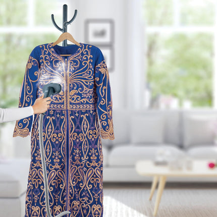 مكواة بخار عمودية للملابس بقوة ١٩٥٠ واط مع لوح كيّ Gst1820-B5 أزرق