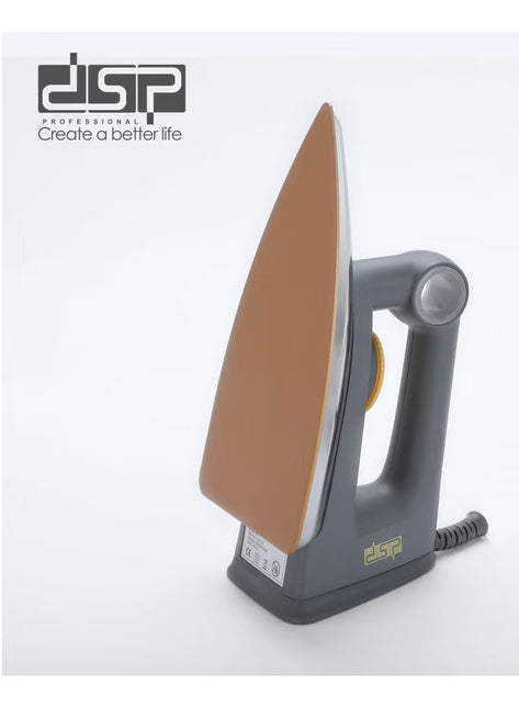 DSP Dry Iron 1200W – Lightweight & Easy to Use – Fast Heat-Up, Non-Stick Soleplate – Ideal for Daily Use on All Fabric Types – Model KD1177