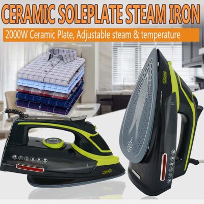 DSP, 2000W Ceramic Soleplate Steam Iron KD1004