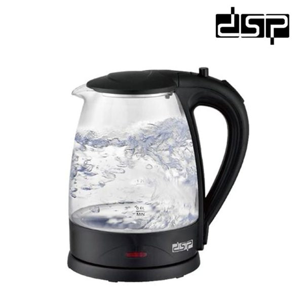 غلاية كهربائية منزلية DSP سعة 1.8 لتر L KK1129 شفاف / 2000 واط