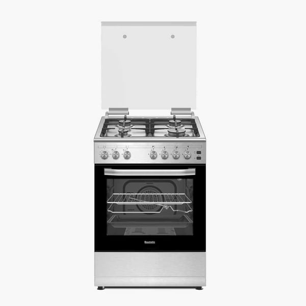 Baumatic 4 Burner Gas Cooker with Oven – PMECGG6ESS