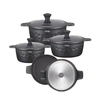 DSP CA022-S01 , Die-Casting Non-Stick Casserole Set – 7 Pieces