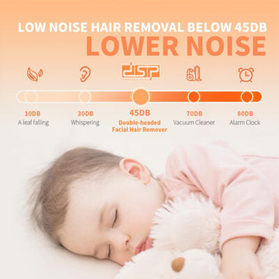 DSP 70357، جهاز إزالة شعر الوجه الكهربائي المقاوم للماء