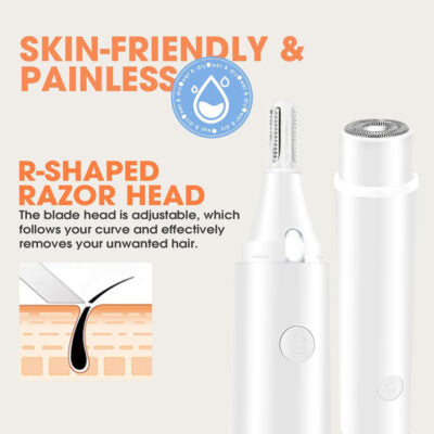 DSP 70357، جهاز إزالة شعر الوجه الكهربائي المقاوم للماء