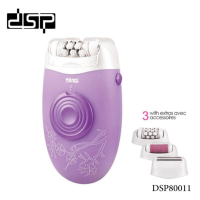 DSP 80011، ماكينة حلاقة نسائية قابلة لإعادة الشحن 3 في 1