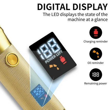 DSP Rechargeable Hair Trimmer With LED Display 90395