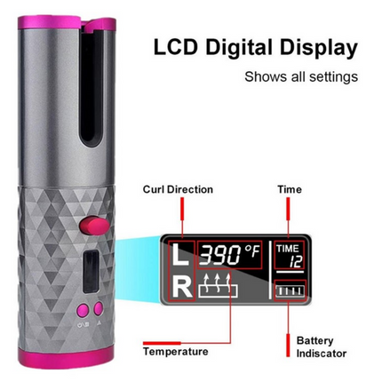 DSP Wireless Hair Curler 20133A