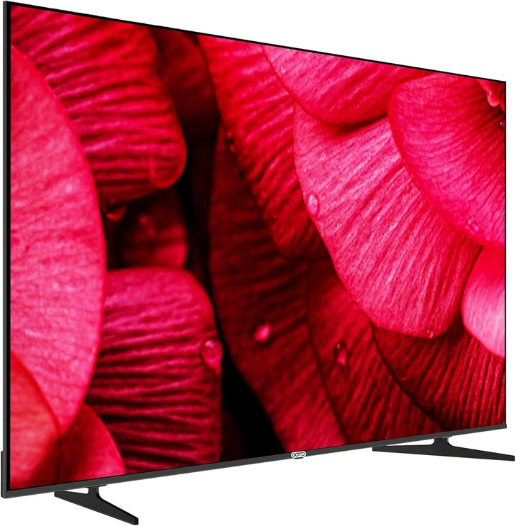 تلفزيون GOTO الذكي 75 بوصة بتقنية QD-MiniLED بدقة 4K من جوجل، مزود بمعزز ألعاب 120 هرتز، وتقنية Dolby Vision، ومضخم صوت مدمج، مع دعم وتحديث مجاني للبرامج لمدة عام واحد G75GQMU1SD120