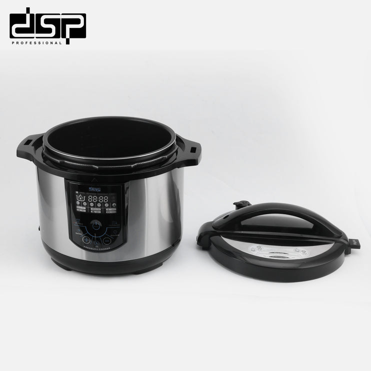 أفضل مبيعات DSP Pro Chef XL 10L قدر ضغط كهربائي - ضغط عالي 70 كيلو باسكال، 12 وضعًا ذكيًا، وصفات طهي لوجبات عائلية