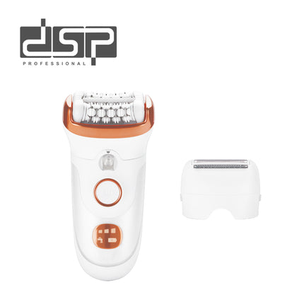 DSP 2-in-1 Women's Shaver & Epilator - 8500RPM Waterproof IPX4, Rechargeable with Stainless Steel Blades for Face/Body/Legs