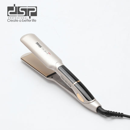 مكواة فرد الشعر الاحترافية DSP - ألواح مطلية بالسيراميك، 5 إعدادات لدرجة الحرارة، تسخين لمدة 30 ثانية، سلك دوار 360 درجة