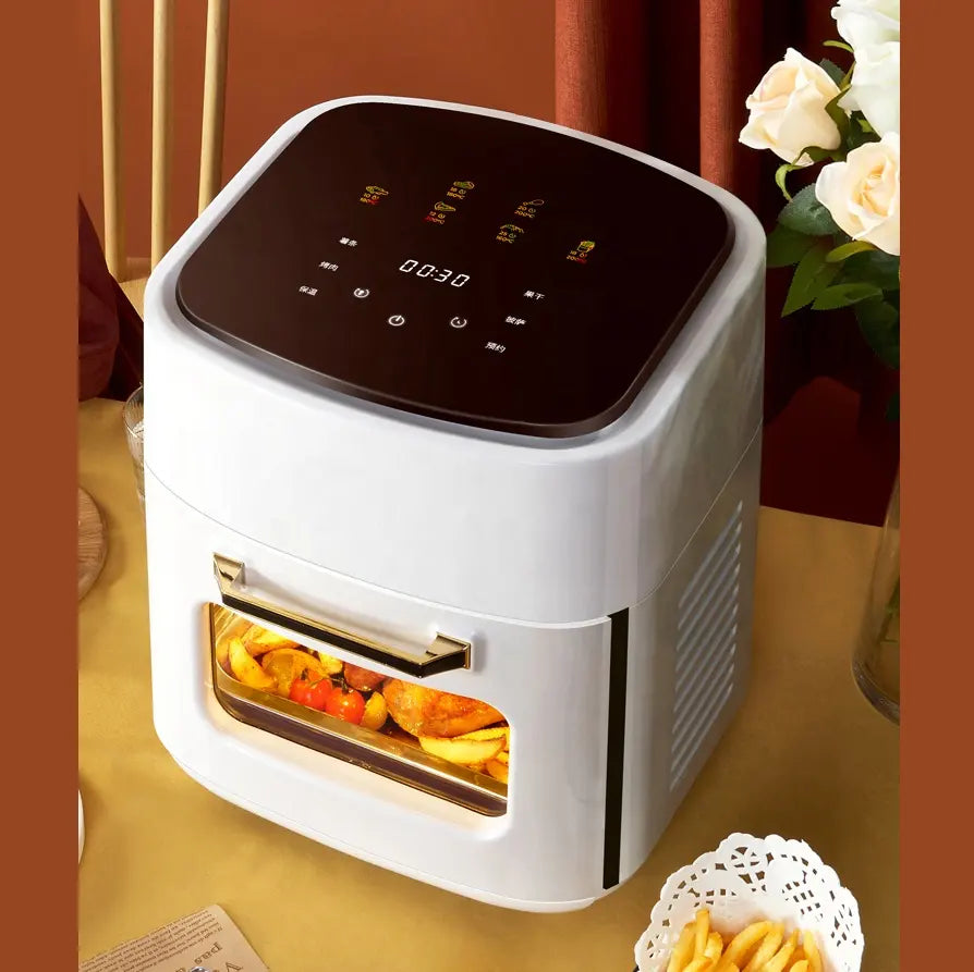 SILVER CREST Air Fryer 15 L Household Healthy Oil Free Non Stick Grill Led Digital Touchscreen