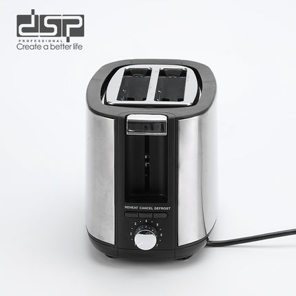 Dsp 2-slice Toaster: 750w High Power, 7 Temp Settings, Auto Pop-up & More For Easy Toasting Kc2048