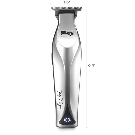 DSP-91767 Professional Hair Trimmer 7500 RPM – Zinc Alloy Body, LED Display, USB Rechargeable